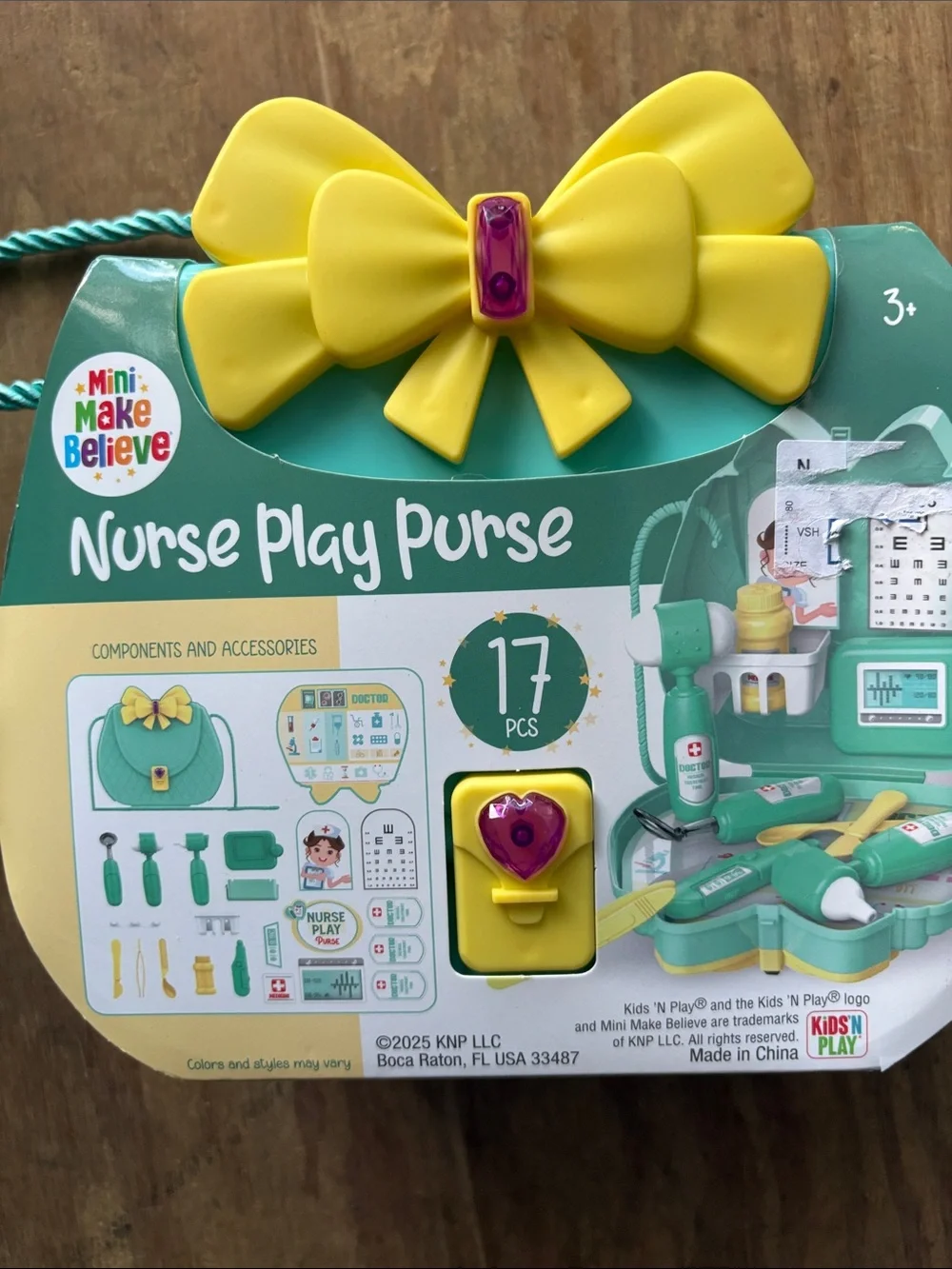 🎉NIB! Nurse Play Purse - Teal Kids Toy